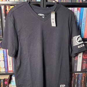Ecko Unlimited Men's Medium Black Vneck Shirt